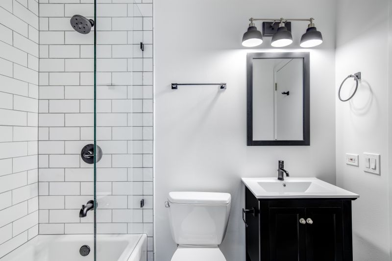 Modern Matte Black Fixtures